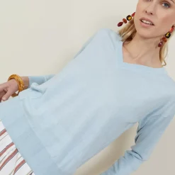 Maison Montagut Pulls>Pull Emmanchures Marteau En Lin Cachemire - Bailen