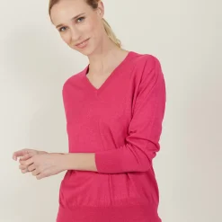 Maison Montagut Pulls>Pull Emmanchures Marteau En Lin Cachemire - Bailen