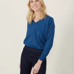 Maison Montagut Pulls>Pull Emmanchures Marteau En Lin Cachemire - Bailen