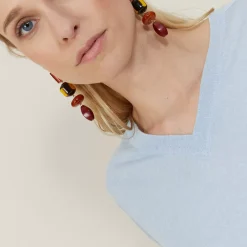 Maison Montagut Pulls>Pull Emmanchures Marteau En Lin Cachemire - Bailen