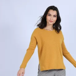 Maison Montagut Pulls>Pull En Cachemire A Col Rond Boutons Dos - Becky