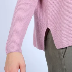 Maison Montagut Pulls>Pull En Cachemire A Col Rond Boutons Dos - Becky
