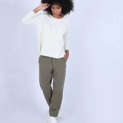 Maison Montagut Pulls>Pull En Cachemire A Col Rond Boutons Dos - Becky