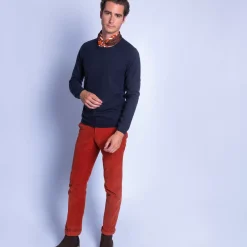 Maison Montagut Pulls>Pull En Cachemire A Col Rond - Faustin