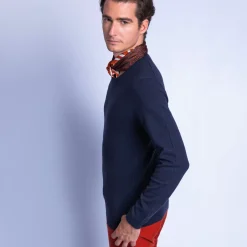 Maison Montagut Pulls>Pull En Cachemire A Col Rond - Faustin