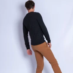 Maison Montagut Pulls>Pull En Cachemire A Col Rond - Faustin
