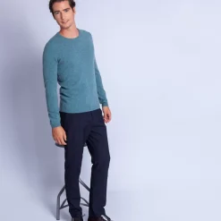 Maison Montagut Pulls>Pull En Cachemire A Col Rond - Faustin