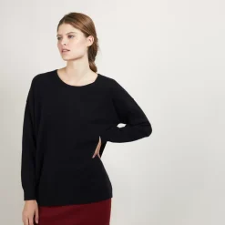 Maison Montagut Pulls>Pull En Cachemire Boutonne Au Dos - Bahia