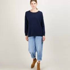 Maison Montagut Pulls>Pull En Cachemire Boutonne Au Dos - Bahia