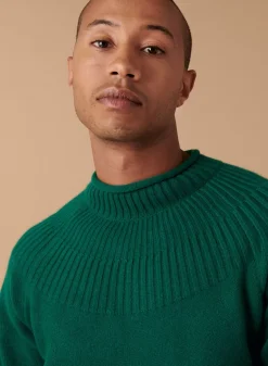 Maison Montagut Pulls>Pull En Cachemire Col Avec Jeu De Mailles - Arman
