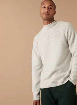Maison Montagut Pulls>Pull En Cachemire Col Avec Jeu De Mailles - Arman