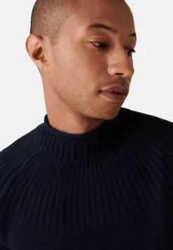 Maison Montagut Pulls>Pull En Cachemire Col Avec Jeu De Mailles - Arman
