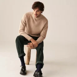 Maison Montagut Pulls>Pull En Cachemire Col Avec Jeu De Mailles - Arman