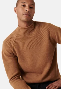 Maison Montagut Pulls>Pull En Cachemire Col Avec Jeu De Mailles - Arman