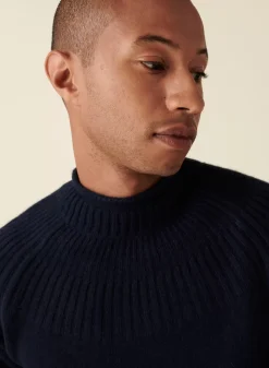 Maison Montagut Pulls>Pull En Cachemire Col Avec Jeu De Mailles - Arman