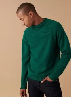 Maison Montagut Pulls>Pull En Cachemire Col Avec Jeu De Mailles - Arman