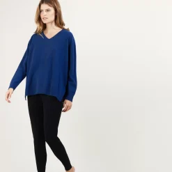 Maison Montagut Pulls>Pull En Cachemire Col V Avec Fentes - Brendao