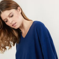 Maison Montagut Pulls>Pull En Cachemire Col V Avec Fentes - Brendao