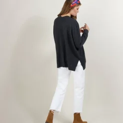 Maison Montagut Pulls>Pull En Cachemire Col V Avec Fentes - Brendao