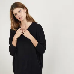 Maison Montagut Pulls>Pull En Cachemire Col V Avec Fentes - Brendao
