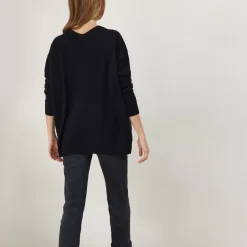 Maison Montagut Pulls>Pull En Cachemire Col V Avec Fentes - Brendao