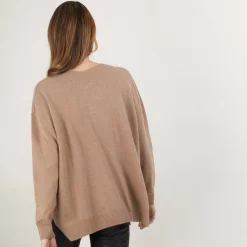 Maison Montagut Pulls>Pull En Cachemire Col V Avec Fentes - Brendao