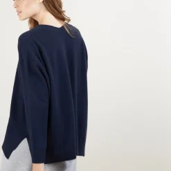 Maison Montagut Pulls>Pull En Cachemire Col V Avec Fentes - Brendao