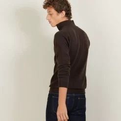 Maison Montagut Pulls>Pull En Cachemire Col Zippe - Blaise