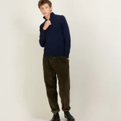 Maison Montagut Pulls>Pull En Cachemire Col Zippe - Blaise
