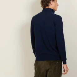 Maison Montagut Pulls>Pull En Cachemire Col Zippe - Blaise