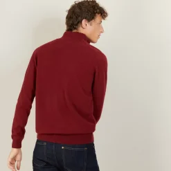 Maison Montagut Pulls>Pull En Cachemire Col Zippe - Blaise