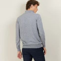 Maison Montagut Pulls>Pull En Cachemire Col Zippe - Blaise