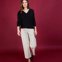 Maison Montagut Pulls>Pull En Cachemire Lin - Blondie
