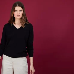 Maison Montagut Pulls>Pull En Cachemire Lin - Blondie