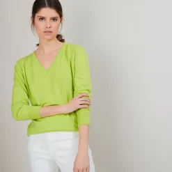 Maison Montagut Pulls>Pull En Cachemire Lin - Blondie