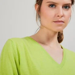Maison Montagut Pulls>Pull En Cachemire Lin - Blondie