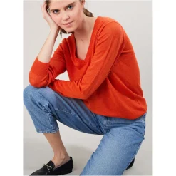 Maison Montagut Pulls>Pull En Cachemire Lin - Blondie