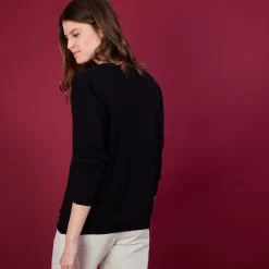 Maison Montagut Pulls>Pull En Cachemire Lin - Blondie