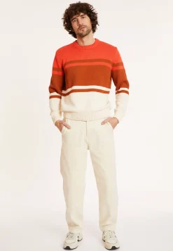 Maison Montagut Pulls>Pull En Coton Tricolore - Dustin