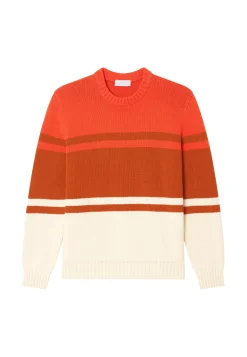 Maison Montagut Pulls>Pull En Coton Tricolore - Dustin