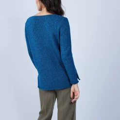 Maison Montagut Pulls>Pull En Laine Et Soie Poche Avant - Bajira