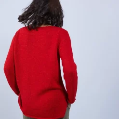 Maison Montagut Pulls>Pull En Laine Et Soie Poche Avant - Bajira