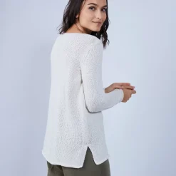 Maison Montagut Pulls>Pull En Laine Et Soie Poche Avant - Bajira