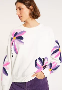 Maison Montagut Pulls>Pull Fantaisie En Coton Bio - Mariane