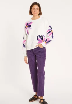 Maison Montagut Pulls>Pull Fantaisie En Coton Bio - Mariane