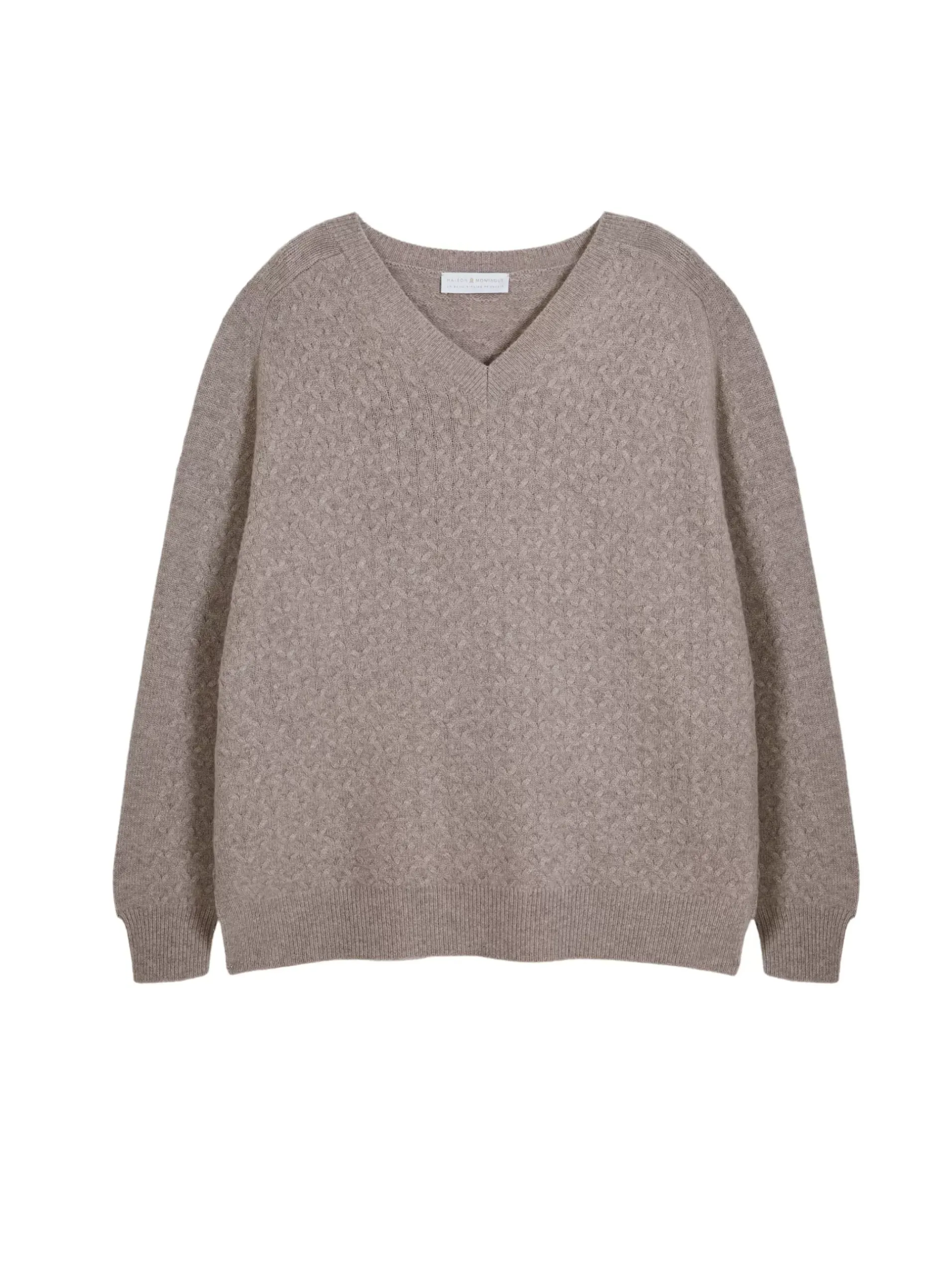 Maison Montagut Pulls>Pull Fentes Jeux De Points Cachemire - Giulia