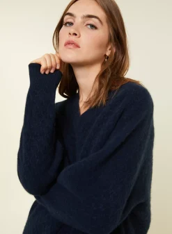 Maison Montagut Pulls>Pull Fentes Jeux De Points Cachemire - Giulia