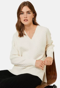 Maison Montagut Pulls>Pull Fentes Jeux De Points Cachemire - Giulia