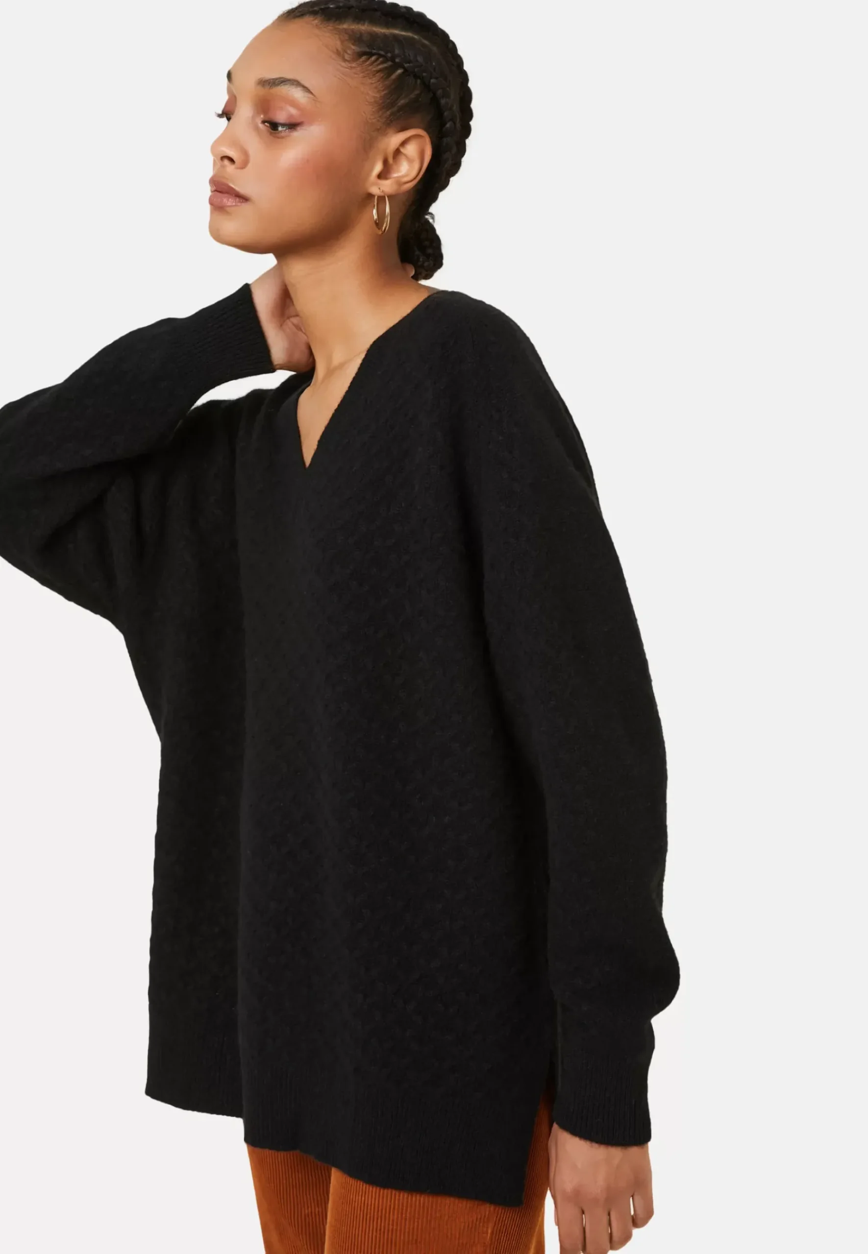 Maison Montagut Pulls>Pull Fentes Jeux De Points Cachemire - Giulia