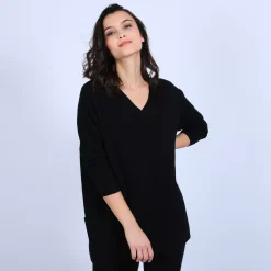 Maison Montagut Pulls>Pull Large En Cachemire Boutonne Dans Le Dos - Osana